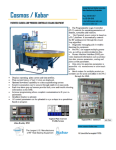 Patented Closed-Loop Process Controlled Sealing Equipment
